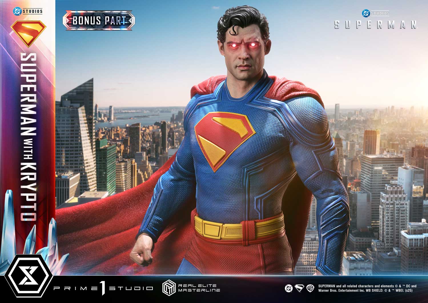 Real Elite Masterline Superman (2025 Film) Superman with Krypto Bonus Version - Prime1Studio - Image 19