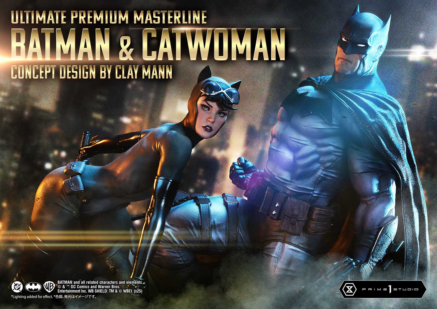 Ultimate Premium Masterline Batman (Comics) Batman & Catwoman (Concept Design by CLAY MANN) Bonus Version - Prime1Studio - Image 24