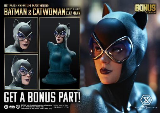 Ultimate Premium Masterline Batman (Comics) Batman & Catwoman (Concept Design by CLAY MANN) Bonus Version - Prime1Studio - Image 23