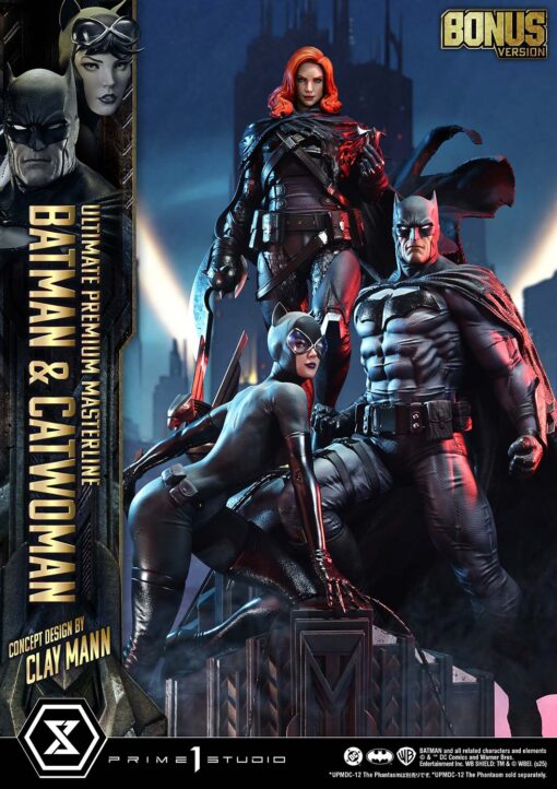 Ultimate Premium Masterline Batman (Comics) Batman & Catwoman (Concept Design by CLAY MANN) Bonus Version - Prime1Studio - Image 21