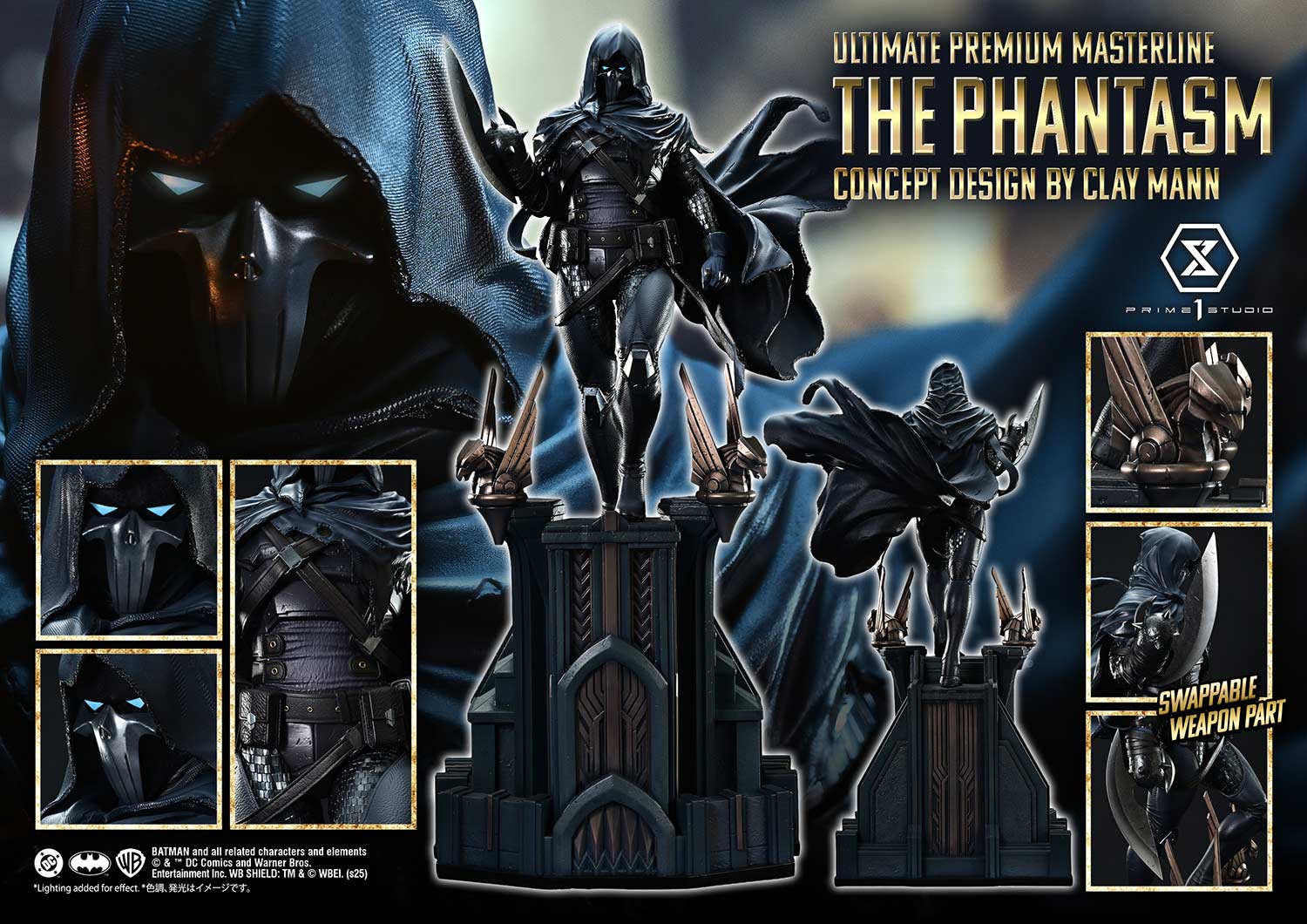 Ultimate Premium Masterline Batman (Comics) Phantasm (Concept Design by CLAY MANN) Bonus Version - Prime1Studio - Image 17