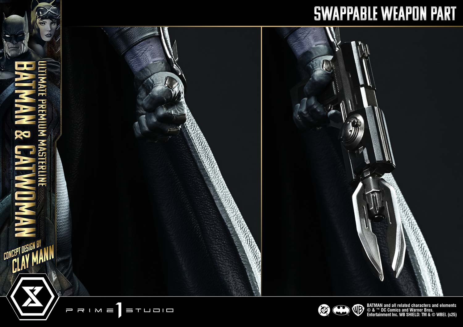 Ultimate Premium Masterline Batman (Comics) Batman & Catwoman (Concept Design by CLAY MANN) Bonus Version - Prime1Studio - Image 14