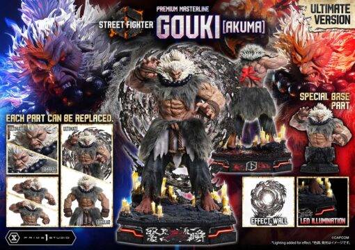 Premium Masterline Street Fighter 6 Akuma Ultimate Bonus Version - Prime1Studio - Image 15