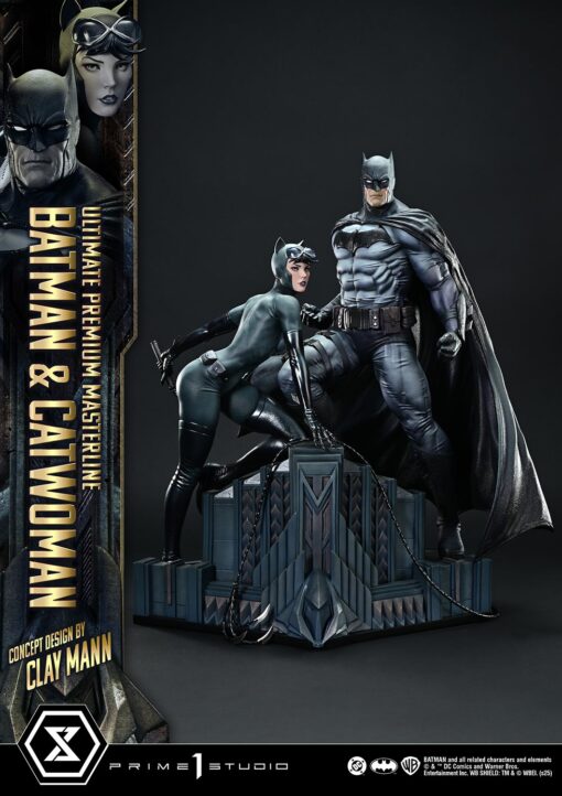 Ultimate Premium Masterline Batman (Comics) Batman & Catwoman (Concept Design by CLAY MANN) Bonus Version - Prime1Studio - Image 9