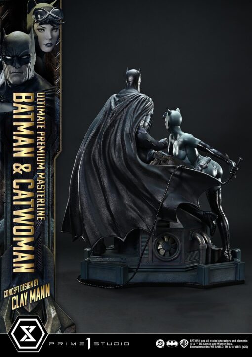Ultimate Premium Masterline Batman (Comics) Batman & Catwoman (Concept Design by CLAY MANN) Bonus Version - Prime1Studio - Image 10