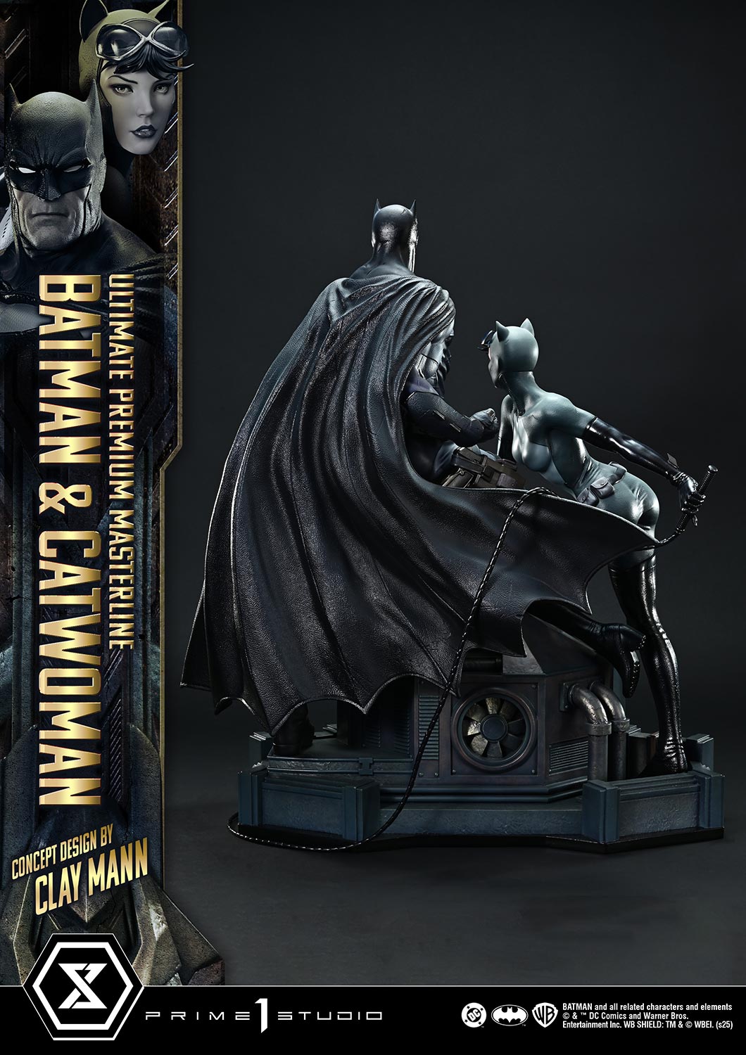 Ultimate Premium Masterline Batman (Comics) Batman & Catwoman (Concept Design by CLAY MANN) Bonus Version - Prime1Studio - Image 10