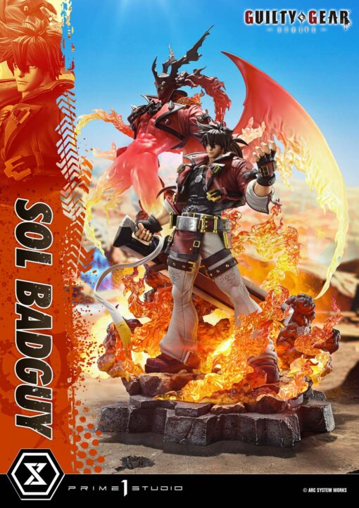 Utimate Premium Masterline GUILTY GEAR – STRIVE- SOL BADGUY Bonus Version - Prime1Studio - Image 19