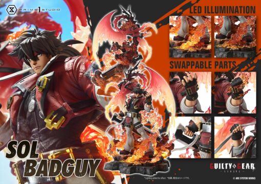 Utimate Premium Masterline GUILTY GEAR – STRIVE- SOL BADGUY Bonus Version - Prime1Studio - Image 17