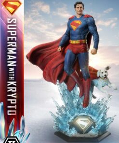 Real Elite Masterline Superman (2025 Film) Superman with Krypto Bonus Version - Prime1Studio - Image 13