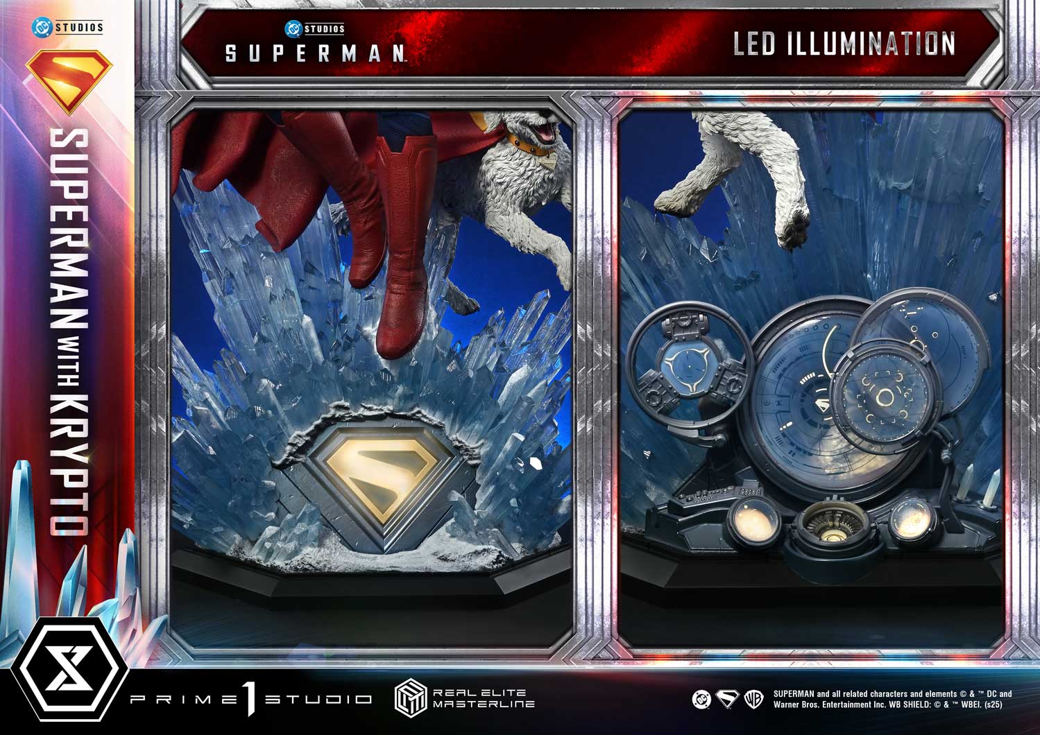 Real Elite Masterline Superman (2025 Film) Superman with Krypto Bonus Version - Prime1Studio - Image 11