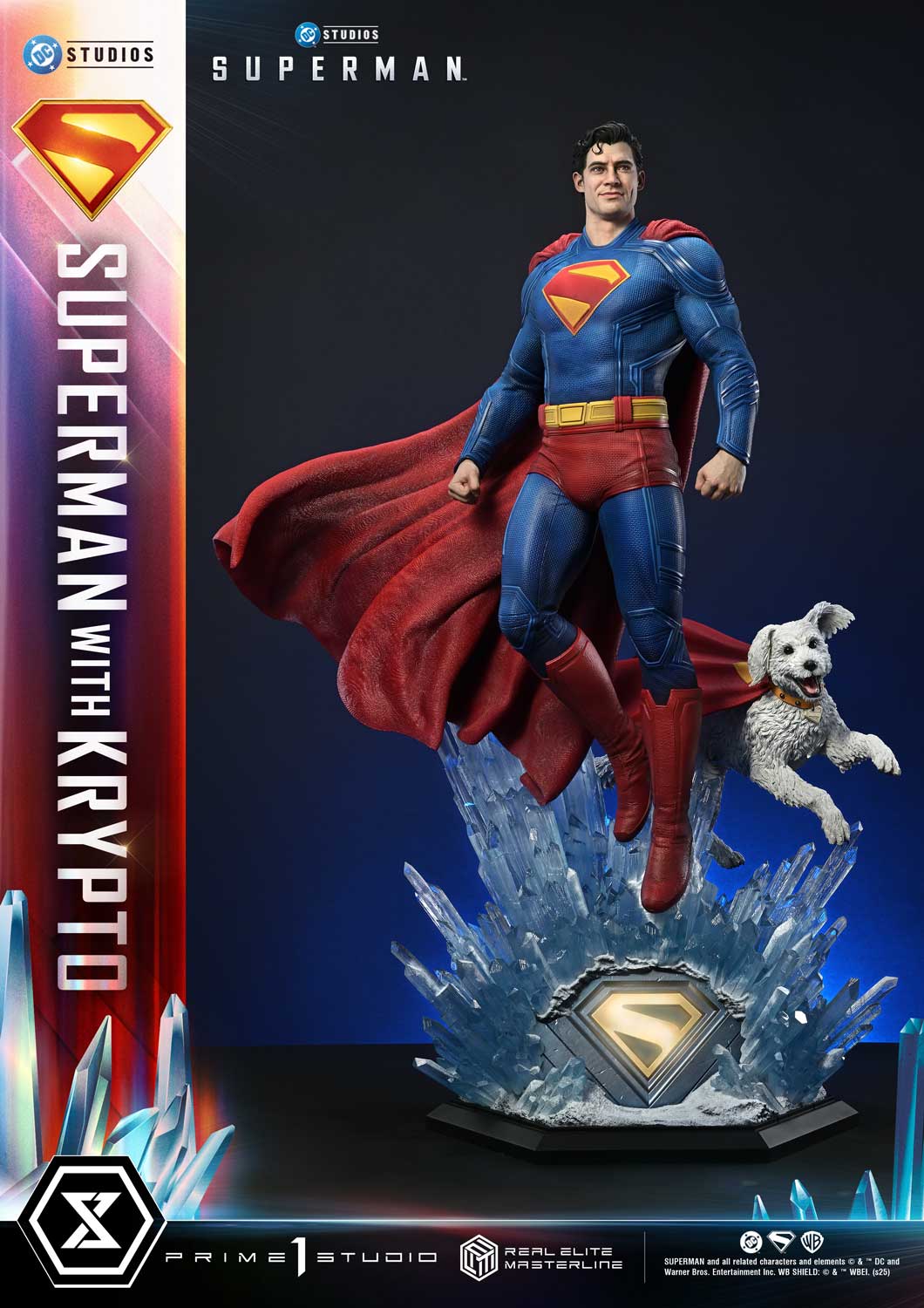 Real Elite Masterline Superman (2025 Film) Superman with Krypto Bonus Version - Prime1Studio - Image 9