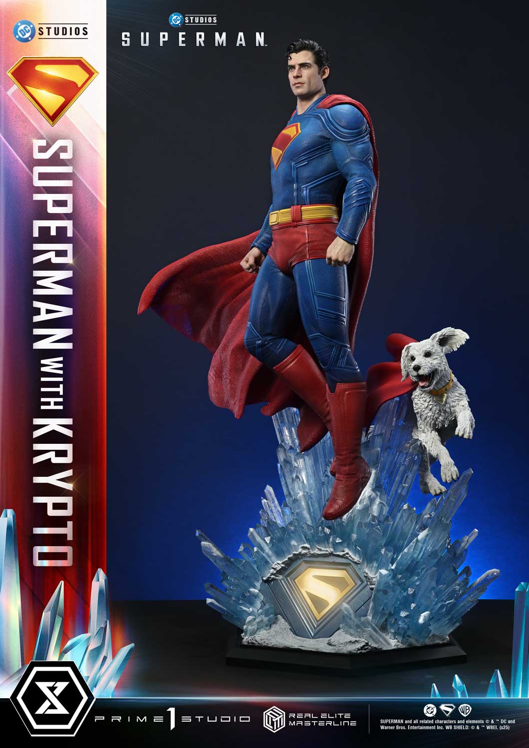 Real Elite Masterline Superman (2025 Film) Superman with Krypto Bonus Version - Prime1Studio - Image 7