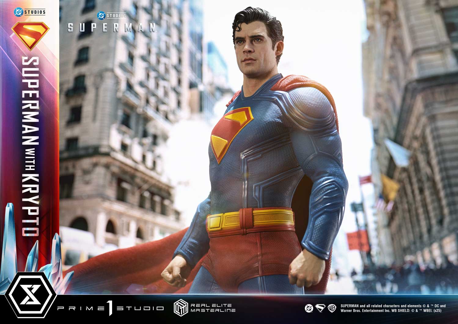 Real Elite Masterline Superman (2025 Film) Superman with Krypto Bonus Version - Prime1Studio - Image 2
