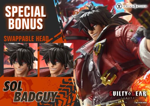 Utimate Premium Masterline GUILTY GEAR – STRIVE- SOL BADGUY Bonus Version - Prime1Studio - Image 7