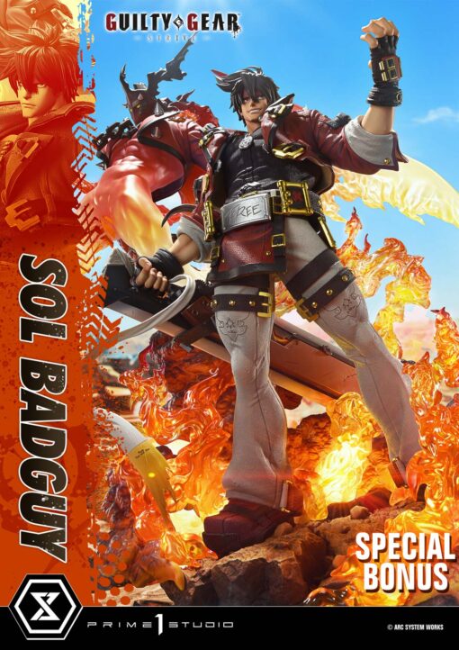 Utimate Premium Masterline GUILTY GEAR – STRIVE- SOL BADGUY Bonus Version - Prime1Studio - Image 2