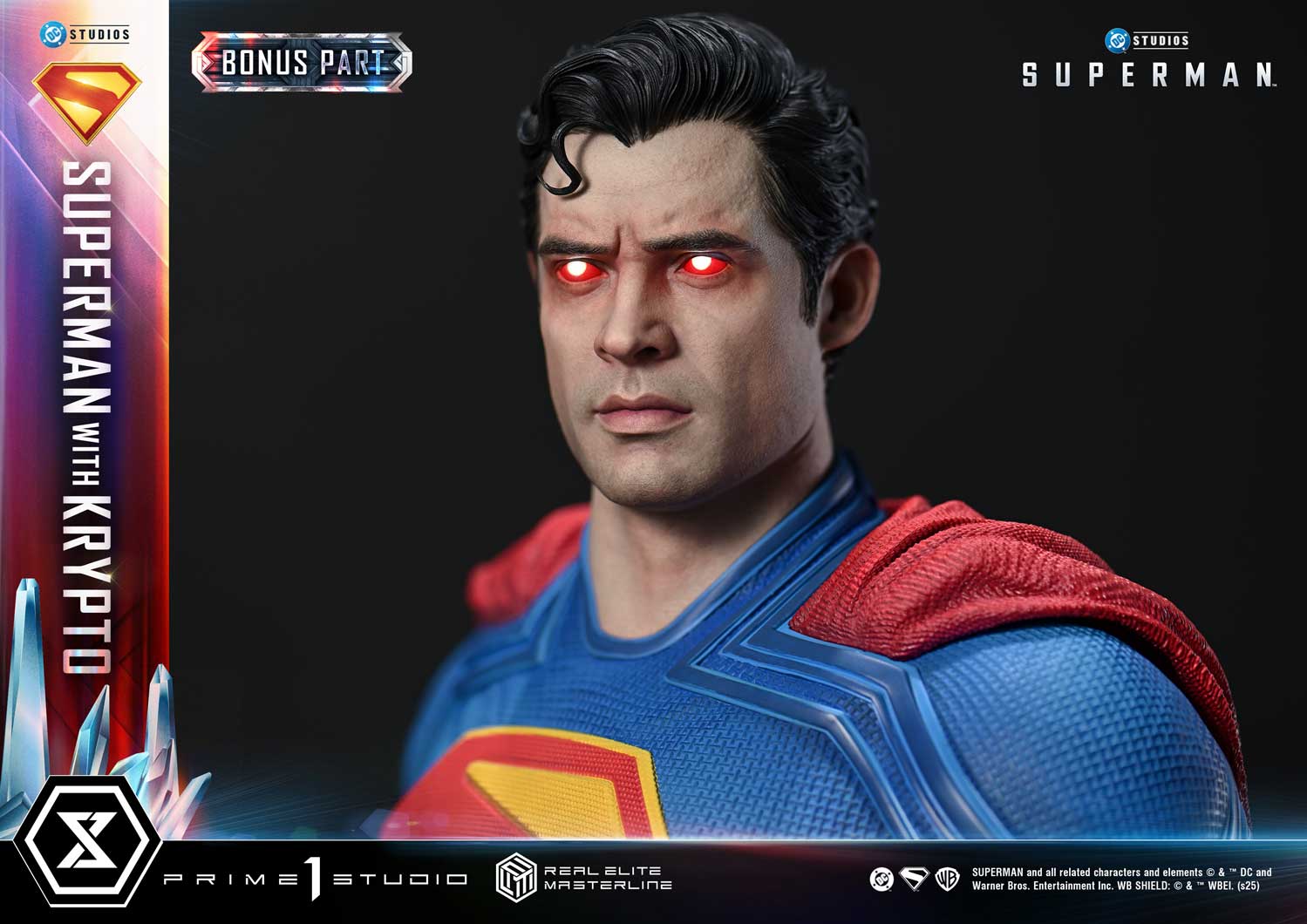 Real Elite Masterline Superman (2025 Film) Superman with Krypto Bonus Version - Prime1Studio - Image 4