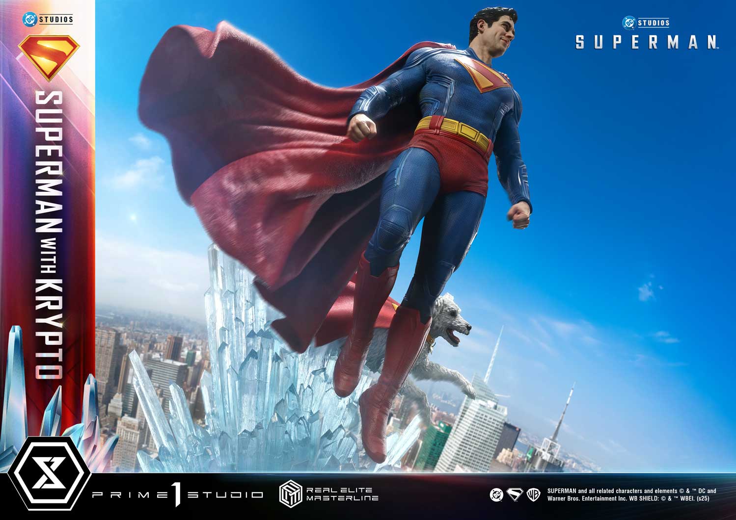 Real Elite Masterline Superman (2025 Film) Superman with Krypto Bonus Version - Prime1Studio - Image 3