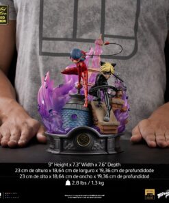 Alternative view of Statue Lady Bug and Cat Noir - Miraculous 10th Anniversary Signed Edition - Deluxe Art Scale 1/10 - Iron Studios