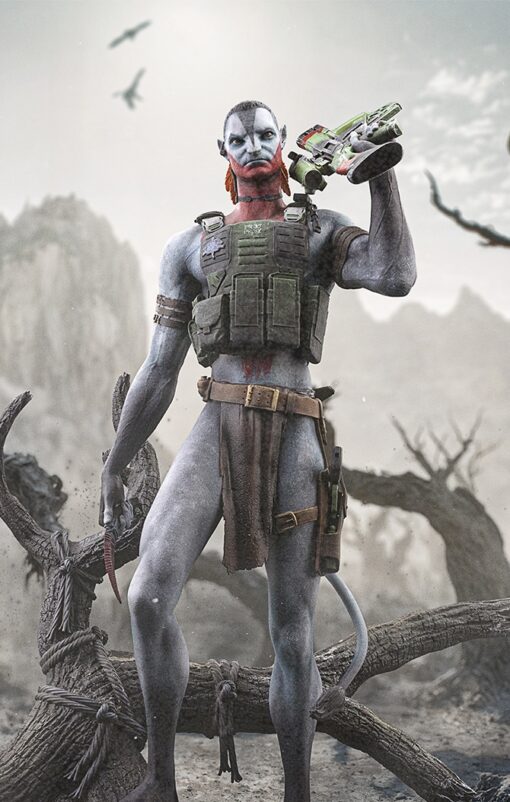 Statue Miles Quaritch – Avatar 3: Fire and Ash – Art Scale 1/10 – Iron Studios