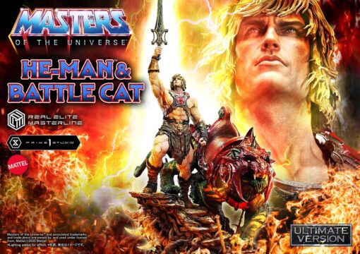 Real Elite Masterline Masters of the Universe He-Man & Battle Cat Ultimate Bonus Version - Prime1Studio - Image 30