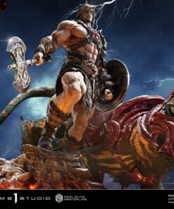 Real Elite Masterline Masters of the Universe He-Man & Battle Cat Ultimate Bonus Version - Prime1Studio - Image 27