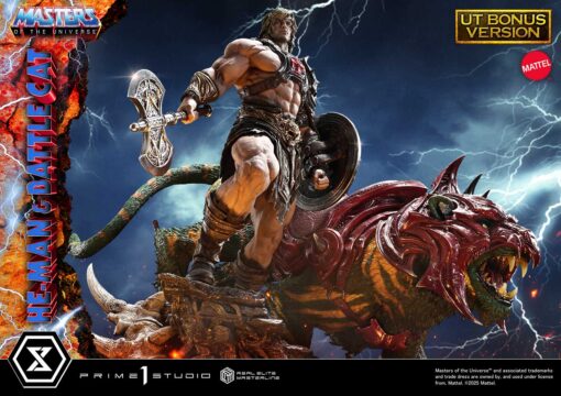 Real Elite Masterline Masters of the Universe He-Man & Battle Cat Ultimate Bonus Version - Prime1Studio - Image 27