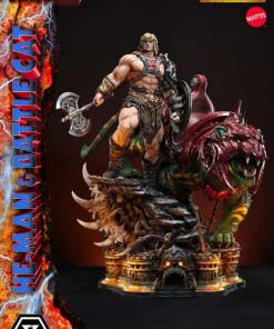 Real Elite Masterline Masters of the Universe He-Man & Battle Cat Ultimate Bonus Version - Prime1Studio - Image 19