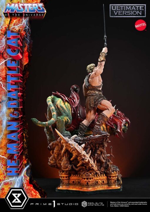 Real Elite Masterline Masters of the Universe He-Man & Battle Cat Ultimate Bonus Version - Prime1Studio - Image 16