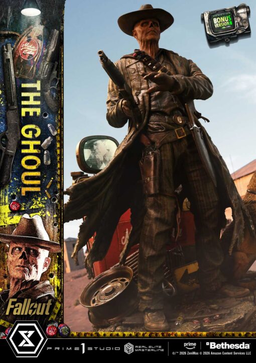 Real Elite Masterline Fallout The Ghoul Deluxe Bonus Version - Prime1Studio - Image 9