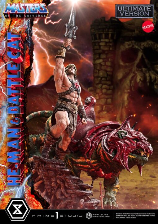 Real Elite Masterline Masters of the Universe He-Man & Battle Cat Ultimate Bonus Version - Prime1Studio - Image 9