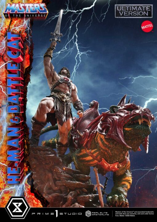 Real Elite Masterline Masters of the Universe He-Man & Battle Cat Ultimate Bonus Version - Prime1Studio - Image 10