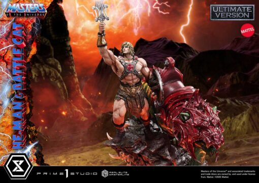 Real Elite Masterline Masters of the Universe He-Man & Battle Cat Ultimate Bonus Version - Prime1Studio - Image 8