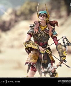 Alternative view of Ultimate Diorama Masterline Horizon Forbidden West Aloy vs. Slithergfang  Bonus Version - Prime1Studio