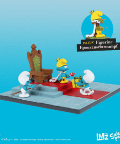 Smurfs collectible figurine, The Smurf King (Deluxe version) from the Sarsepareille & Cie 02 LMZ Collectibles 2025 collection