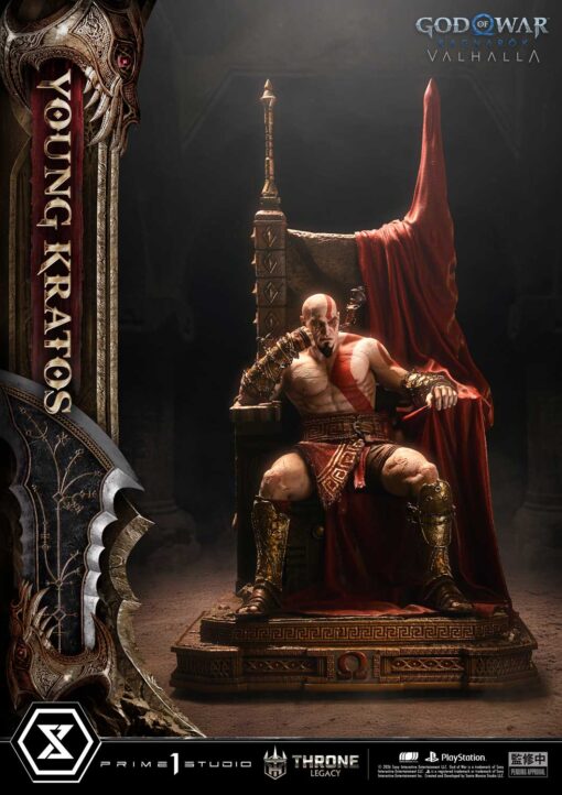 Throne Legacy God of War: Ragnarok Young Kratos Bonus Version - Prime1Studio - Image 16