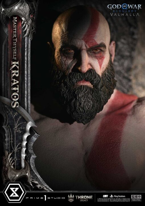 Throne Legacy God of War: Ragnarok Master Thyself Kratos Bonus Version - Prime1Studio - Image 15
