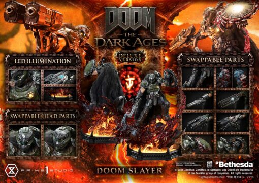 Ultimate Premium Masterline DOOM: The Dark Ages Doom Slayer Deluxe Bonus Version - Prime1Studio - Image 22