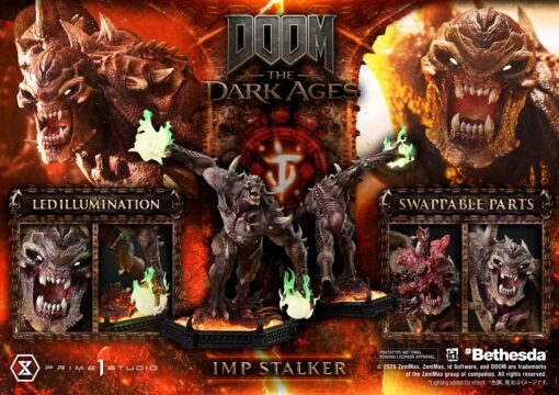 Ultimate Premium Masterline DOOM: The Dark Ages Imp Stalker Bonus version - Prime1Studio - Image 19