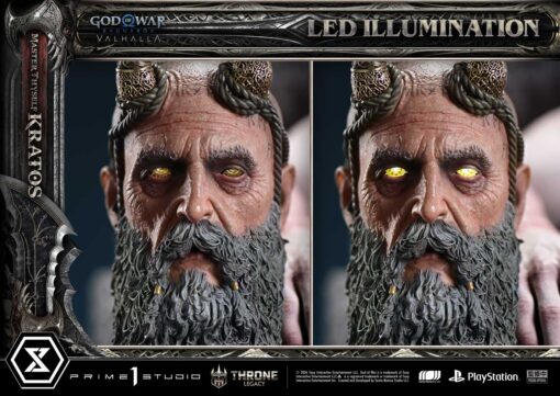 Throne Legacy God of War: Ragnarok Master Thyself Kratos Bonus Version - Prime1Studio - Image 13
