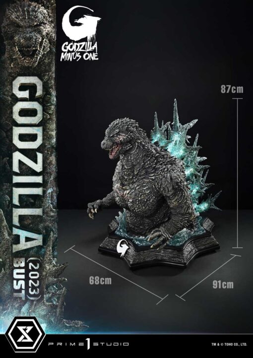 Life Size Bust GODZILLA MINUS ONE (Film) Godzilla (2023) Bonus Version - Prime1Studio