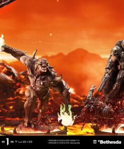 Ultimate Premium Masterline DOOM: The Dark Ages Imp Stalker Bonus version - Prime1Studio - Image 15