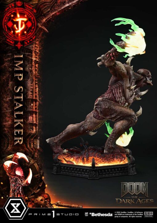 Ultimate Premium Masterline DOOM: The Dark Ages Imp Stalker Bonus version - Prime1Studio - Image 10