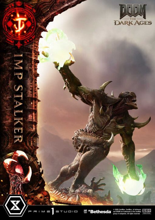 Ultimate Premium Masterline DOOM: The Dark Ages Imp Stalker Bonus version - Prime1Studio - Image 8