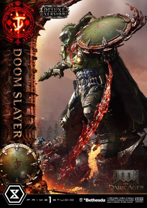 Ultimate Premium Masterline DOOM: The Dark Ages Doom Slayer Deluxe Bonus Version - Prime1Studio - Image 13