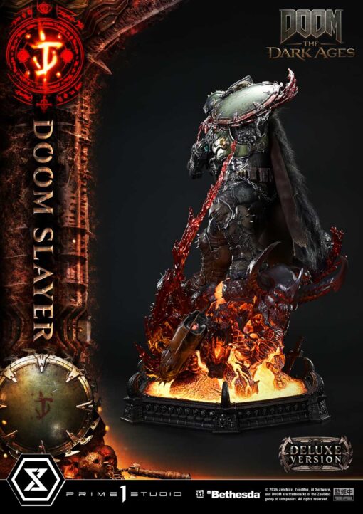 Ultimate Premium Masterline DOOM: The Dark Ages Doom Slayer Deluxe Bonus Version - Prime1Studio - Image 9