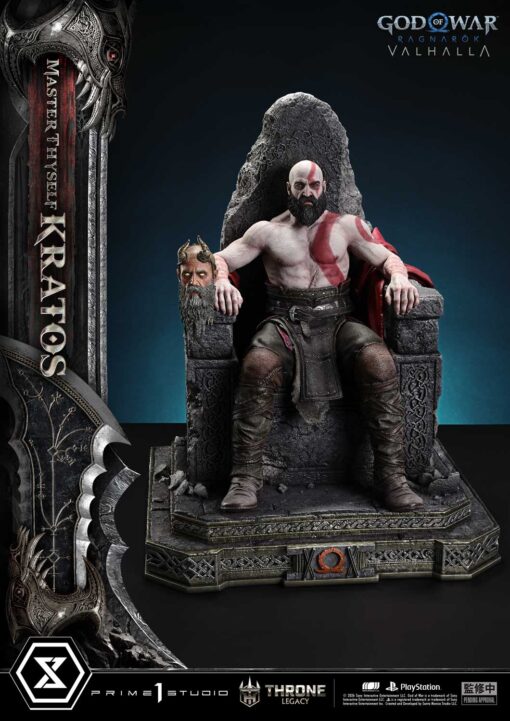 Throne Legacy God of War: Ragnarok Master Thyself Kratos Bonus Version - Prime1Studio - Image 2