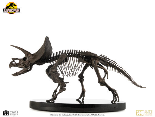 ELITE CREATURE COLLECTIBLES PRESENTS: Triceratops Fossil Skeleton – 1:12 Scale Bronze - Image 14