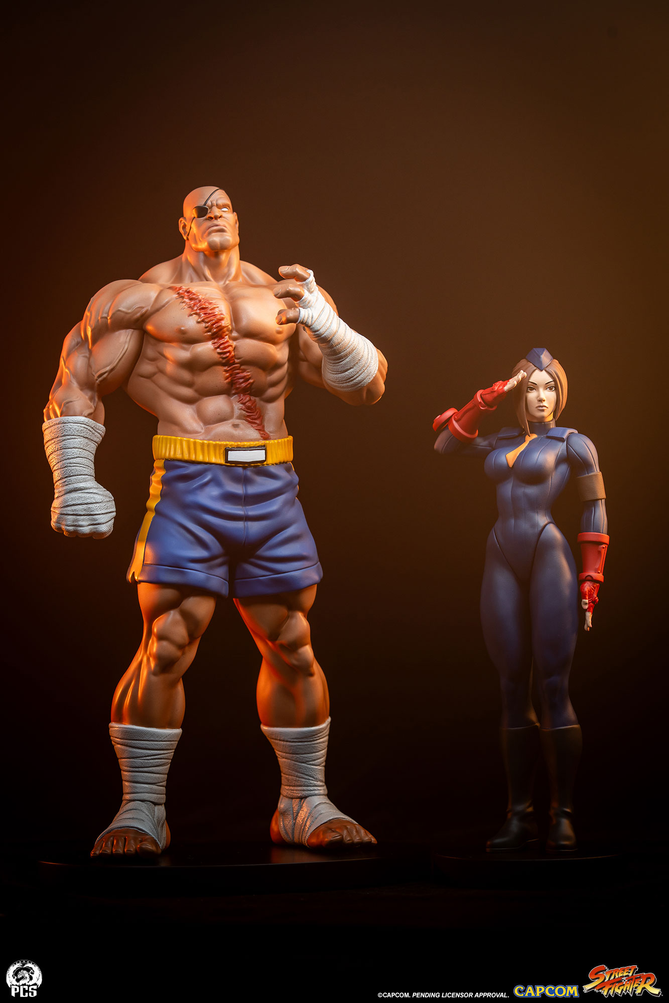 STREET FIGHTER - STREET JAM: SAGAT AND JULI 1:10 SCALE STATUE SET - PCS Collectibles