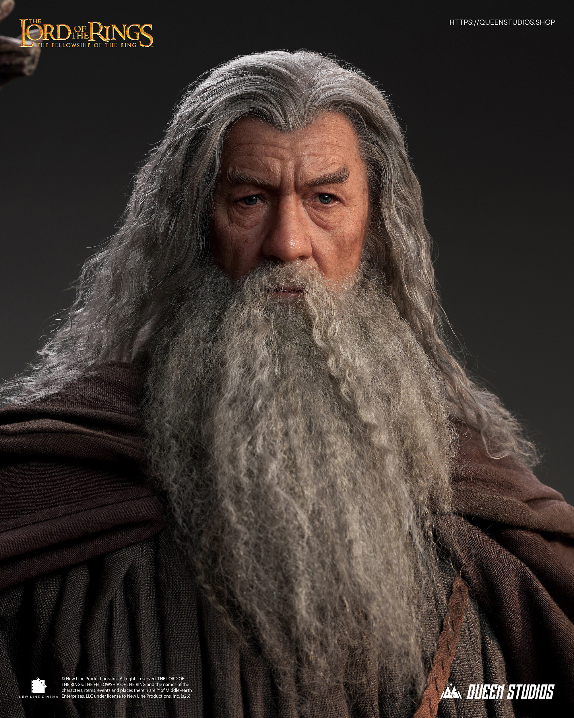 Queen Studios – The Lord of the Rings: The Fellowship of the Ring Gandalf 1/3 Scale Statue - Image 9