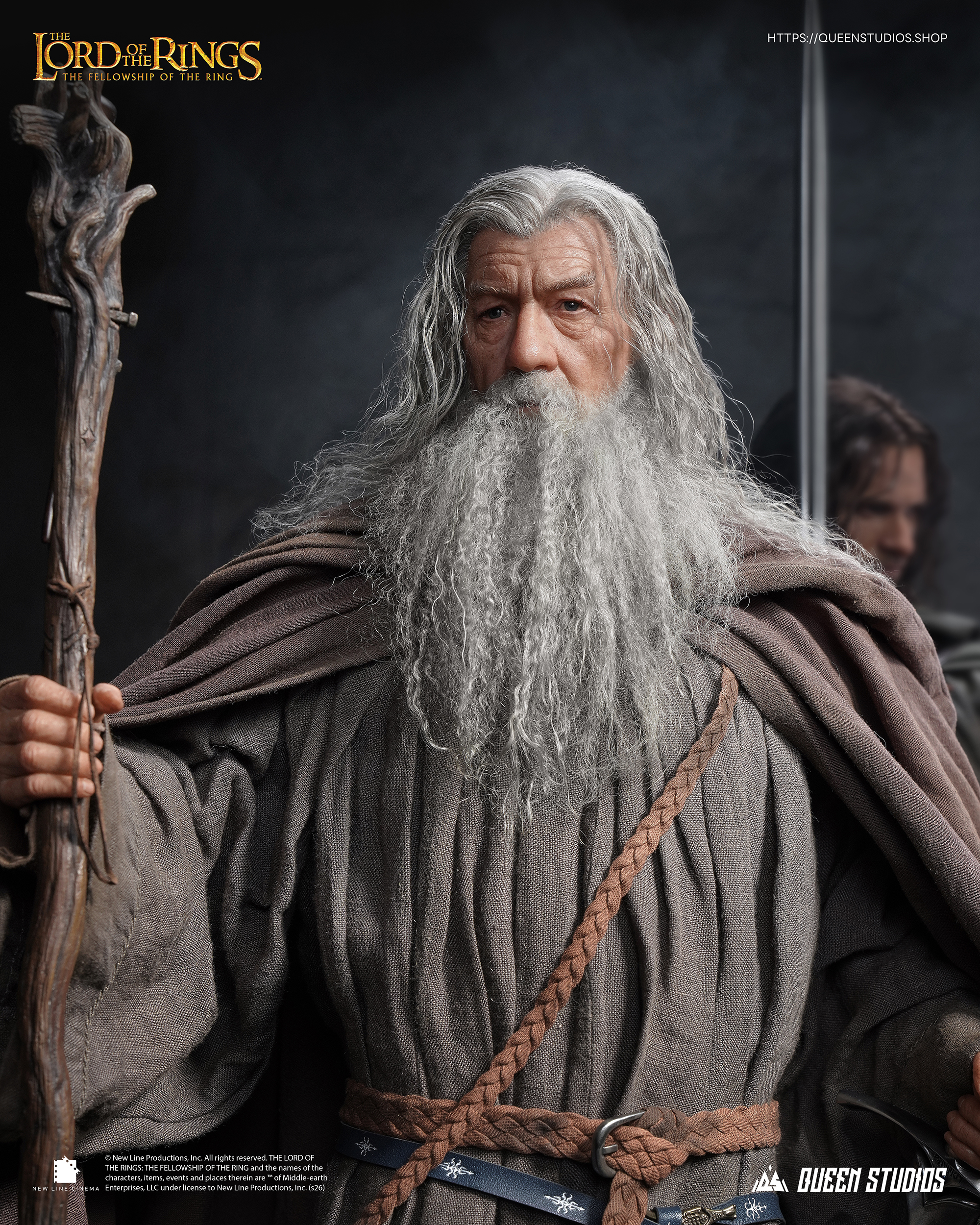 Queen Studios – The Lord of the Rings: The Fellowship of the Ring Gandalf 1/3 Scale Statue - Image 13
